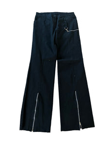 Vintage wide "rave" pants L