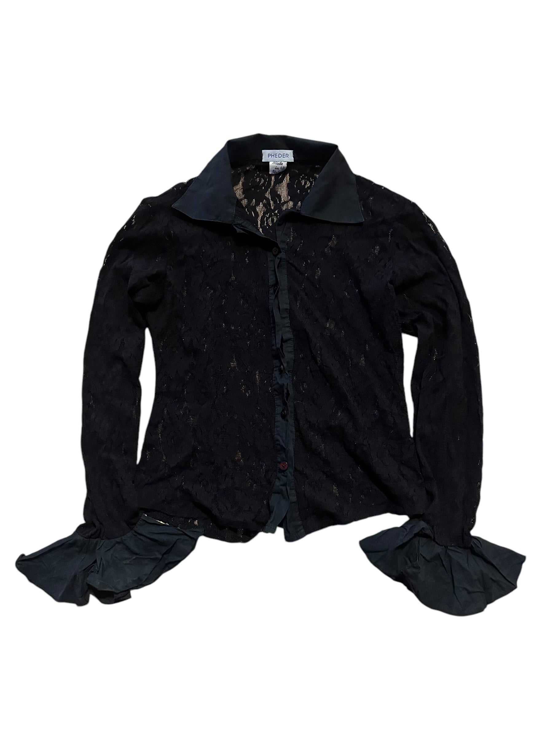 Vintage lace shirt S/M