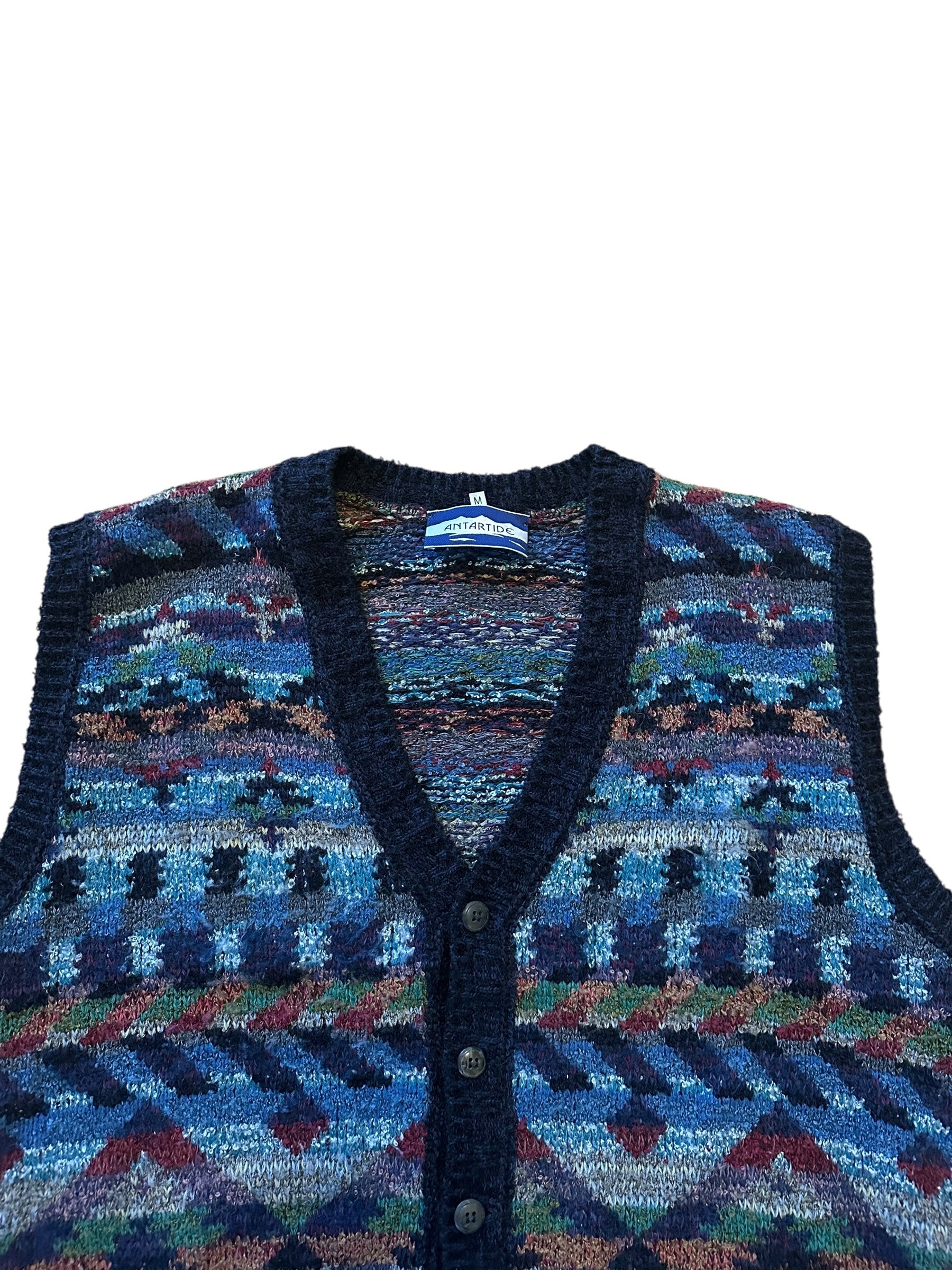 Vintage knit vest M