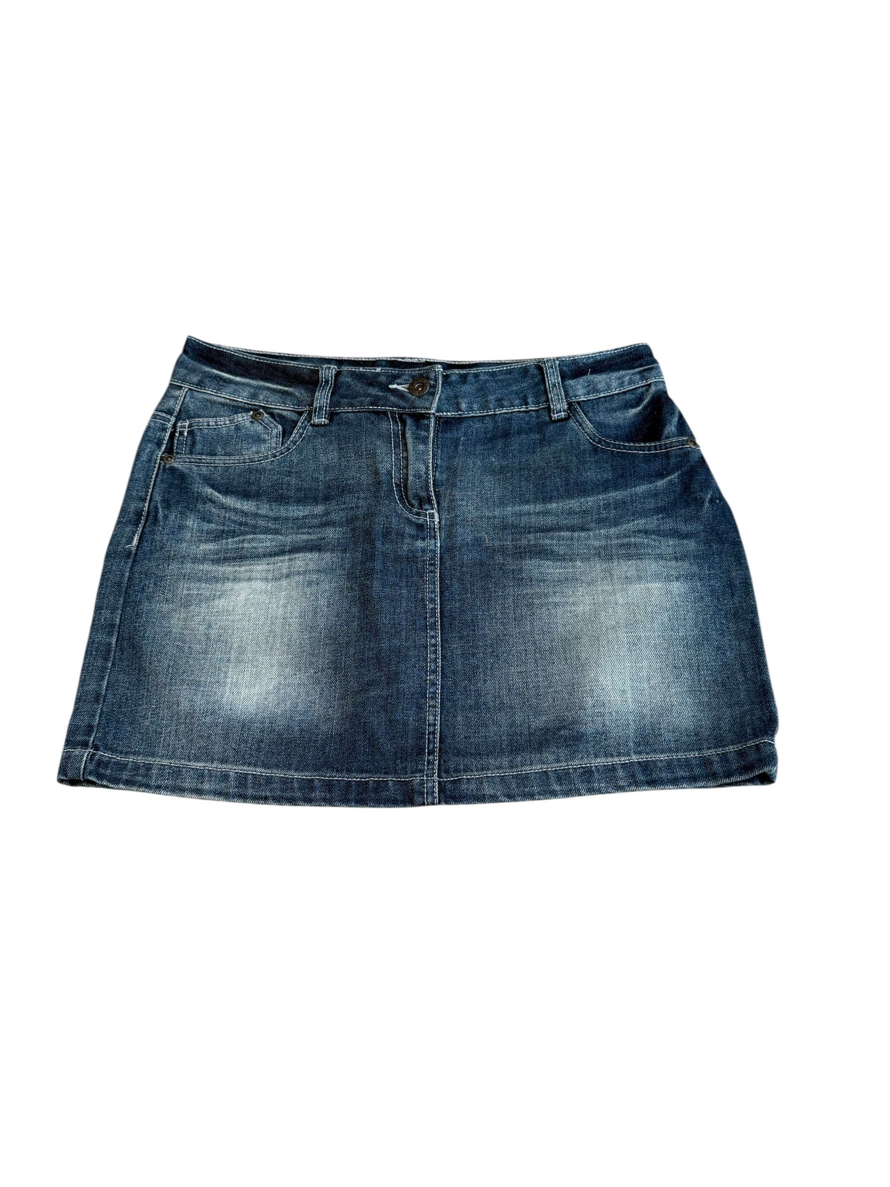 Vintage denim skirt S