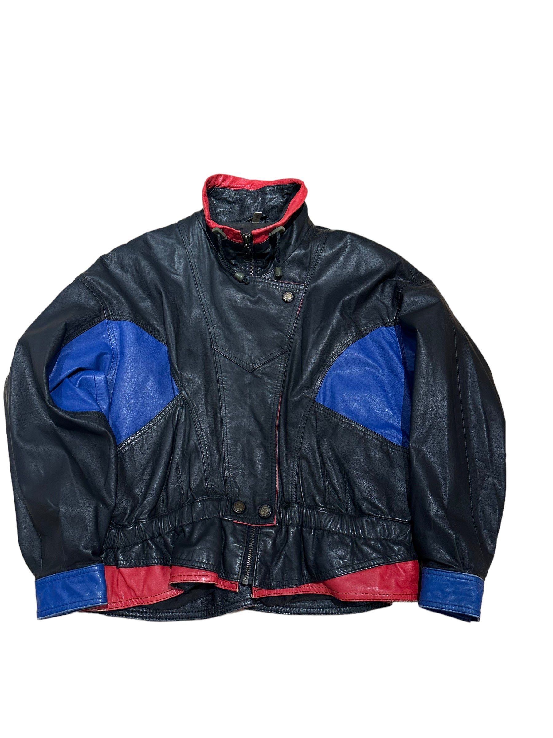 Vintage 80s leather jacket M