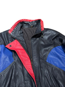 Vintage 80s leather jacket M