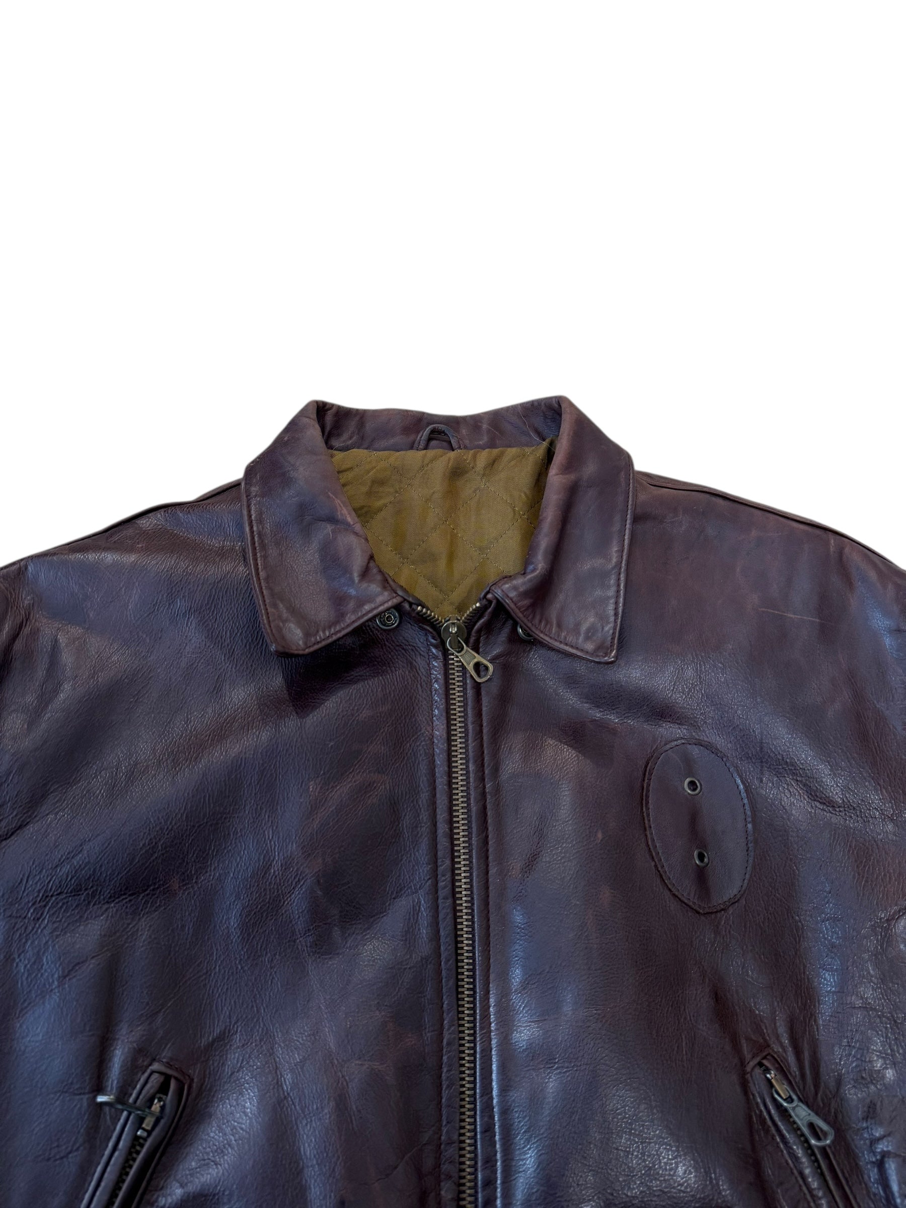 Vintage leather jacket L