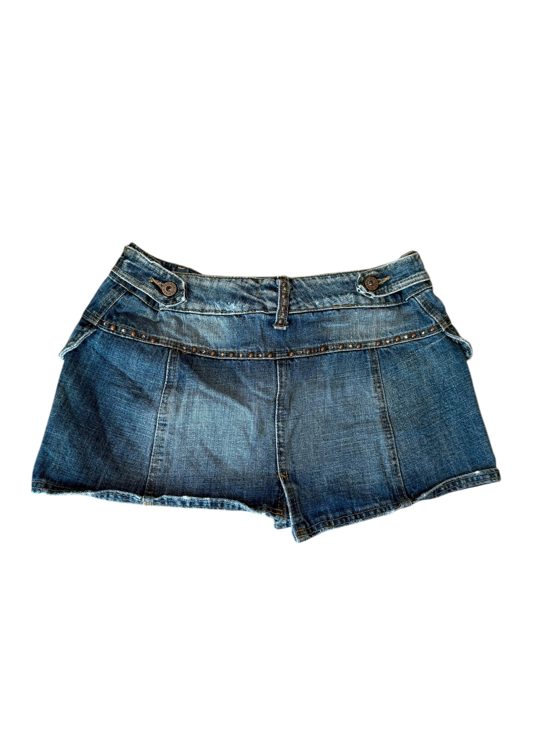 Denim mini skirt S